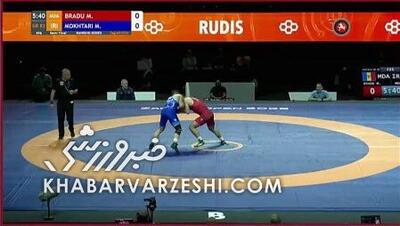  ویدیو| مختاری در دو دقیقه ضربه فنی شد و به فینال نرسید