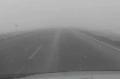  فیلم/ مه غلیظ در جاده سمنان به تهران