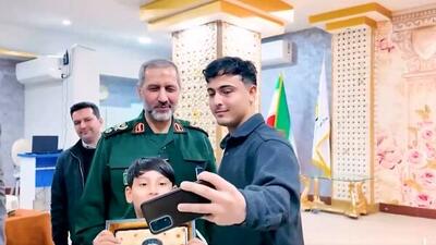  دیدار فرمانده نیروی هوافضای سپاه با فرزندان شهدا