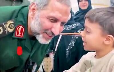  فیلم/ دیدار سردار موسوی با خانواده‌های شهدای جنگ ۱۲ روزه