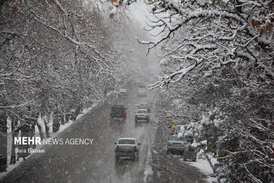  آخرین وضعیت جوی جاده‌های کشور؛ بارش برف و باران در محورهای ۱۸ استان