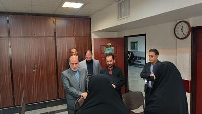  بازدید معاون منابع انسانی و امور فرهنگی قوه قضاییه از محاکم دادگاه صلح استان مرکزی