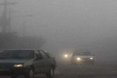  مه غلیظ و ترافیک سنگین در آزادراه های البرز