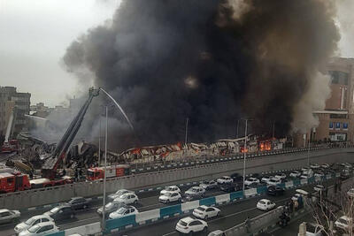  علت آتش‌سوزی بازارچه جنت‌آباد مشخص شد