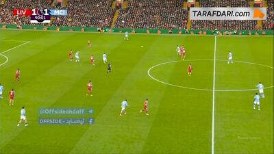 گل ارلینگ هالند به لیورپول از روی نقطه پنالتی (لیورپول 1-2 منچسترسیتی) - پارس فوتبال