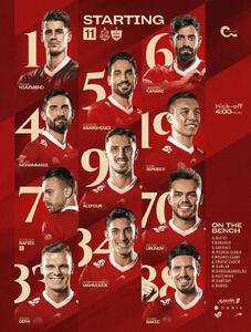  ترکیب تیم‌های ملوان و پرسپولیس - پارس فوتبال