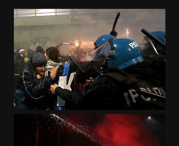  تصاویری از اعتراض‌ها به المپیک‌زمستانی در میلان - پارس فوتبال