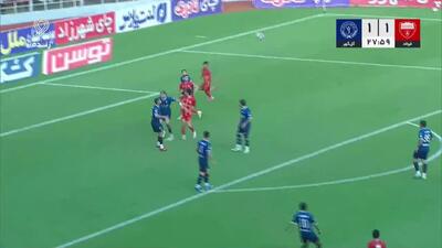  ویدیو: گل اول فولاد به گل گهر توسط احسان محروقی - پارس فوتبال