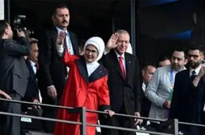  تصویری از مراسم ازدواج اردوغان و امینه گلباران