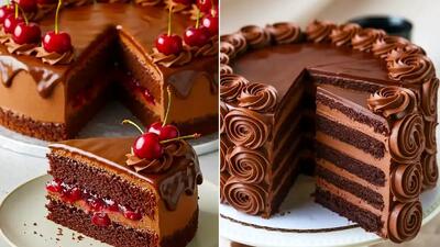  15 مدل دیزاین کیک شکلاتی برای مهمانی های شما؛ شیک و خوش طعم