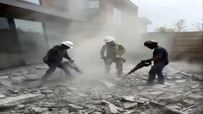  فیلم/معماری خلاقانه/  حیاط رو کوبیدن از نو ساختن فوق العاده شد