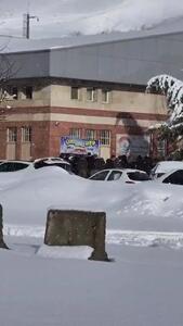  فیلم / بارش سنگین برف در مرز تمرچین