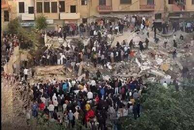  ۵ کشته و ۴ زخمی در حادثه فروریختن ساختمانی در طرابلس لبنان+ فیلم (۱۹ بهمن ۱۴۰۴)