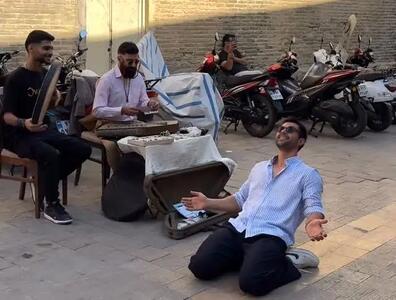  آواز محلی؛ شمالیا هیجا کم نمیارن وسط بازار وکیل شیراز گیلکی رقصید همه گوشی بدست شدن