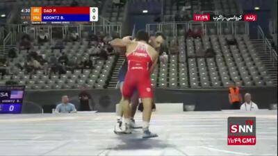  دادمرز با امتیاز عالی حریف آمریکایی را زمین‌گیر کرد