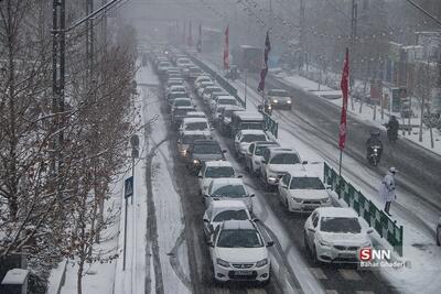  بارش برف و باران در ۱۸ استان کشور/ ترافیک سنگین در محور قزوین -کرج