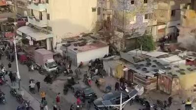  یک ساختمان مسکونی در طرابلس، لبنان فرو ریخت