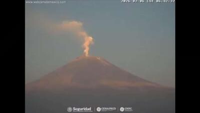  در آتشفشان پوپوکاتپتل مکزیک 20 فوران طی یک روز رخ داد