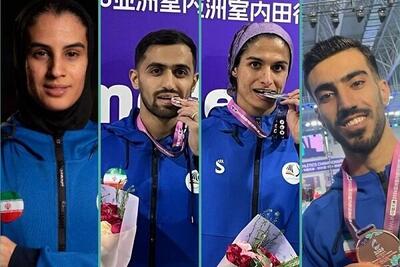  کاروان دوومیدانی ایران با ۴ مدال آسیایی بازگشت