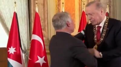  هدیه ویژه پادشاه اردن به اردوغان