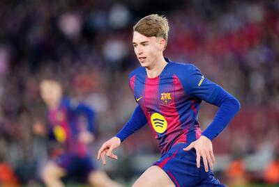  ذوق شدید پدیده جدید بارسلونا: مغزم منفجر شده، واقعا در نیوکمپ بازی کردم؟ / عکس