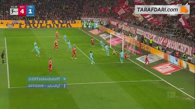  گل دوم لوئیس دیاز به هوفنهایم (بایرن مونیخ 4-1 هوفنهایم)