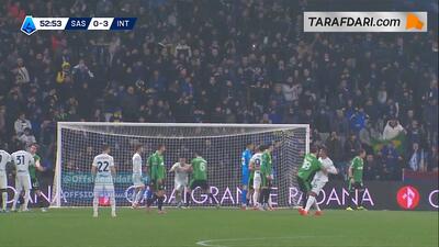  گل مانوئل آکانجی به ساسولو (ساسولو 0-4 اینتر)