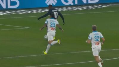  گل اول پاری سن ژرمن به مارسی (عثمان دمبله)