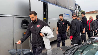  اعضای تیم پرسپولیس به استادیوم رسیدند