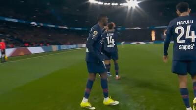  گل دوم پاری سن ژرمن به مارسی (عثمان دمبله)