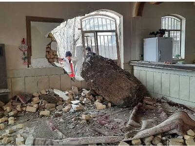  رانش زمین در الیگودرز؛ ۱۱ خانه روستایی تخلیه شد