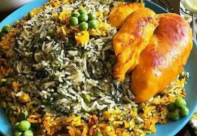  نخودپلو با مرغ؛ خوشمزه، مقوی و مجلسی