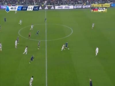  گل اول لاتزیو به یوونتوس توسط پدرو