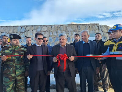  ایستگاه تقلیل فشار 100 هزار متر مکعبی شهرستان مرزی بانه افتتاح شد