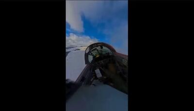  شلیک موفقیت‌آمیز موشک هوا به هوا از جنگنده اوکراینی علیه موشک کروز روسی