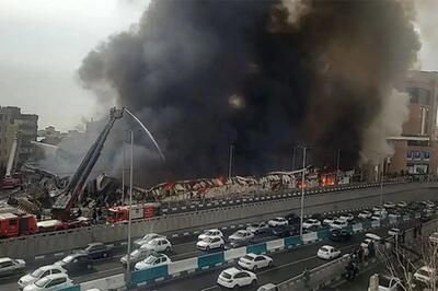  تصاویر نقطه شروع آتش در بازار جنت جلب‌توجه کرد