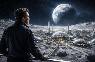  ایلان ماسک: به جای مریخ، روی ماه شهر می‌سازم!