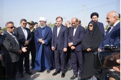  محور ارتباطی سنا به شنبه در شهرستان دشتی به بهره‌برداری رسید