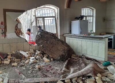  تخلیه ۱۱ واحد مسکونی در پی رانش زمین در الیگودرز