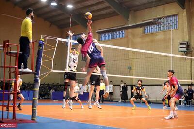  مسابقات والیبال قهرمانی لیگ یک کشور در رده نوجوانان