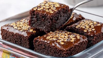  بلغور جو دوسر، کاکائو و موز / طرز تهیه کیک شکلاتی برای چای عصرانه