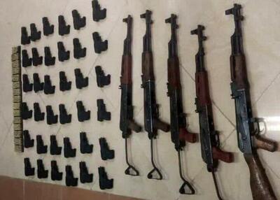  کشف محموله بزرگ سلاح و مهمات در غرب ایران+جزئیات