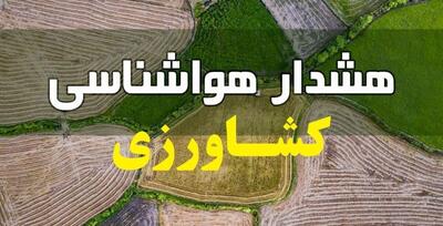  هشدار هواشناسی به کشاورزان و باغداران / سرمای شدید و یخبندان در راه است