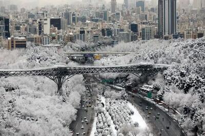  برف و باران مهمان پایتخت می‌شوند