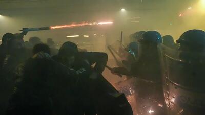  اعتراض‌ها علیه المپیک به خشونت کشیده شد +ویدیو