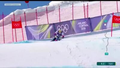  ببینید؛ حادثه تلخ برای اسطوره اسکی