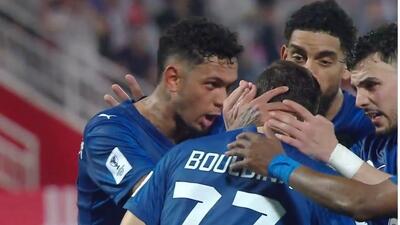  گل اول الدحیل به الشارجه (عادل بولبینا - پنالتی)