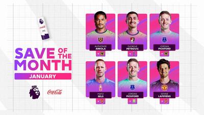  نامزدهای بهترین سیو لیگ انگلیس در ماه ژانویه 2026