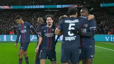  گل سوم پاری سن ژرمن به مارسی (گل به خودی مدینا)