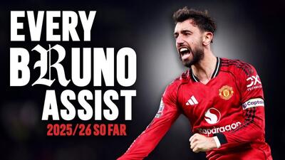  آقای مهندس/ تمام پاس گلهای برونو فرناندز برای منچستریونایتد در فصل 26-2025